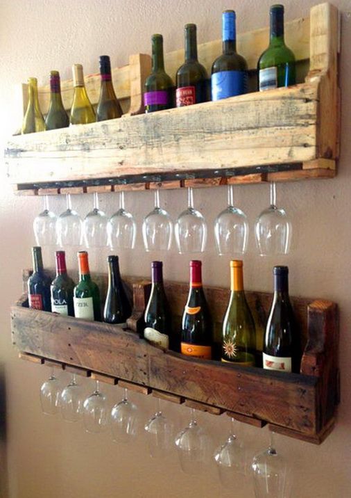 WINE RACK MADE FROM OD PALLETS